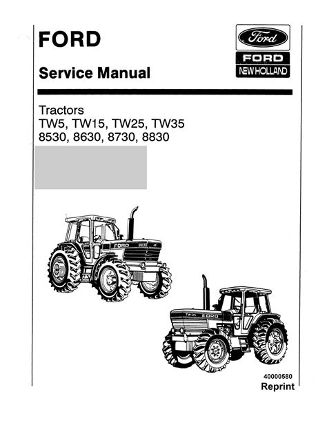 Ford new holland 8630 service manual. - Tesoro breve de las letras hispanicas..