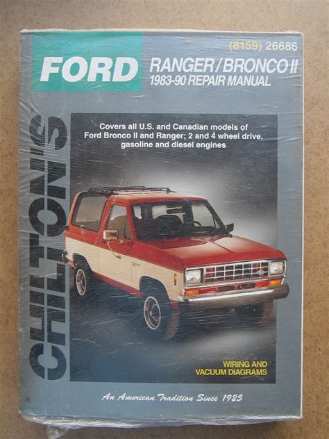 Ford ranger bronco ii 1983 90 repair manual chiltons total car care repair manual. - Salvation army donation valuation guide 2015.