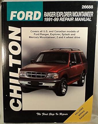 Ford ranger explorer and mountaineer 1991 99 chilton total car care series manuals. - Ein lehrbuch über fisch und fischerei.