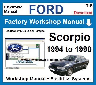 Ford scorpio 1989 repair service manual. - Pdf gratuito manuale di harley shovelhead.