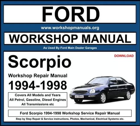 Ford scorpio 1994 repair service manual. - Equipement et activites domestiques guides ethnologiques 10 11.