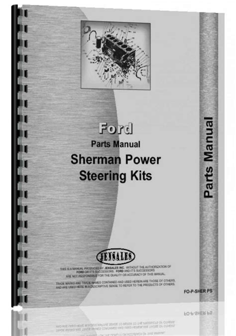 Ford sherman power steering kits parts manual. - Manuale di equilibratura pneumatici john bean.