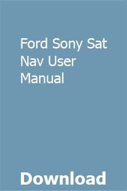Ford sony sat nav instruction manual. - Vanishing wildlife a sound guide to britains endangered species cd with booklet british library british.