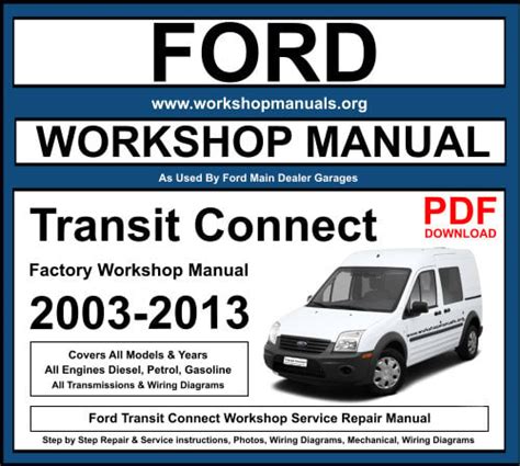 Ford transit connect repair service manual. - Case ih 504 tractor repair manual.