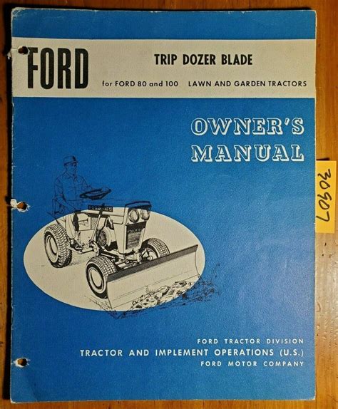 Ford trip dozer blade for l g ford 80 100 operators manual. - Huascoy: comunidad campesina de la provincia de huaral..