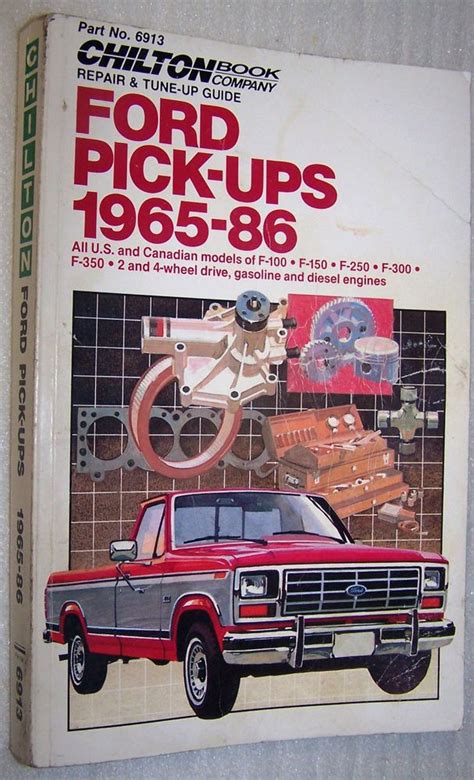 Download Ford Pickups 196586 By Chilton Automotive Books