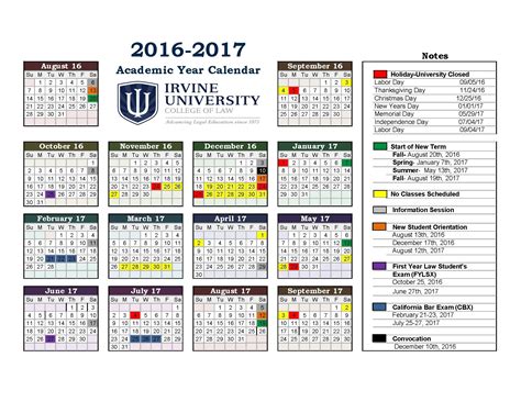 Fordham University Academic Calendar