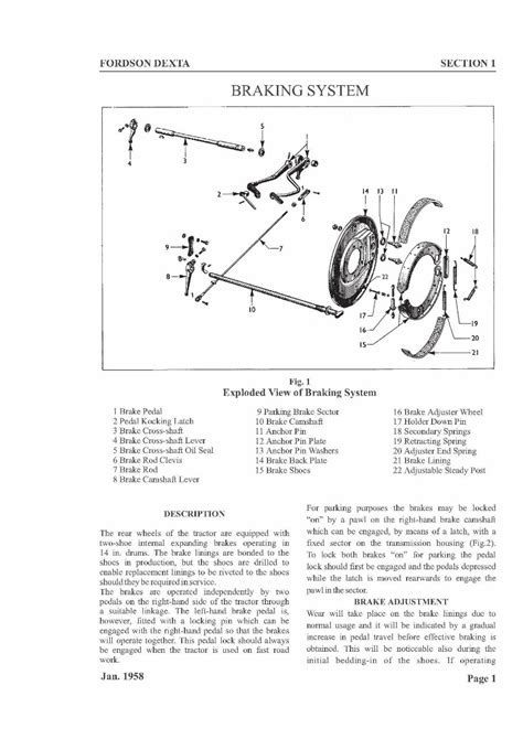Fordson dexta tractor workshop service repair manual. - Inventaire des fonds d'archives général r.h. willems et fraternelle du 20e de ligne.