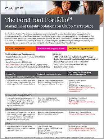 ForeFront Portfolio 3 - Chubb Agribusiness