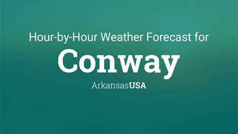 Forecast for conway. 11 pm. 68°. 8%. 10 Day Weather. Hourly Local Weather Forecast, weather conditions, precipitation, dew point, humidity, wind from Weather.com and The Weather Channel. 