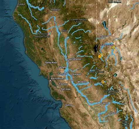 Forecast map: California rivers bulge with snowmelt, but no major floods expected. How’s it look near you?