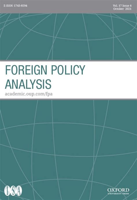 Foreign Policy Analysis and Armed Non-State Actors in World …