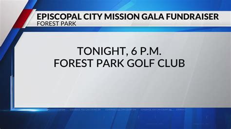 Forest Park Golf Club hosting Episcopal City Mission Gala fundraiser tonight
