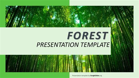 Forest Slide Template
