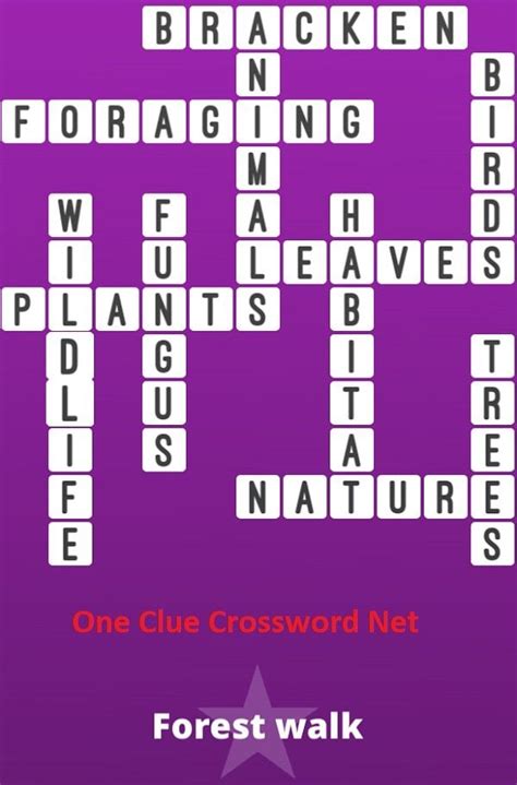 Forest edge Crossword Clue Wordplays.com