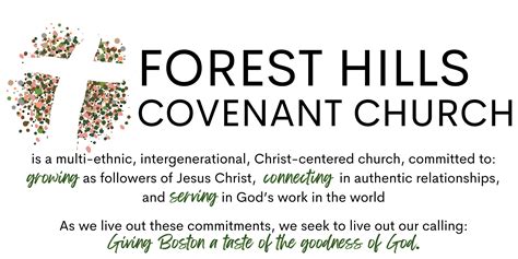 Forest hills covenant church. BOSTON FOREST HILLS/COVENANT CONGREGATIONAL CHURCH. DEDHAM | Massachusetts | 02027 | United Church of Christ. 455 Arborway DEDHAM Massachusetts 02027 US. 617-524-0775 617-524-0775. Share . Facebook; Twitter; ... List Grid. EVANGELICAL BIBLE CHURCH. Evangelical. 603-569-5242 603-569-5242. … 