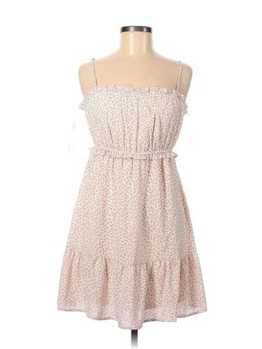 Forever 21 Women Ivory Casual Dress M eBay