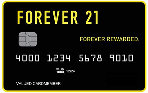 SUBJECT TO CREDIT APPROVAL. YOUR NEW FOREVER 21 CREDIT CARD OR FOREVER VISA 21 CREDIT CARD KIT WILL ARRIVE IN THE MAIL IN THE NEXT 10 BUSINESS DAYS, ALONG WITH YOUR "20% OFF YOUR NEXT PURCHASE" OFFER. ACCOUNT MUST BE IN GOOD STANDING AT TIME OF TRANSACTION. EXCLUSIONS MAY APPLY. HAPPY BIRTHDAY: $5 birthday discount on accessories.. 