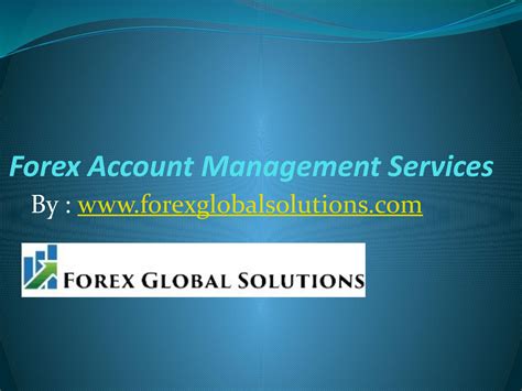Different forex account management services come with various operating methods and risk profiles. With an individual account, you are relying on one dedicated fund manager. Whereas in a pooled …. 