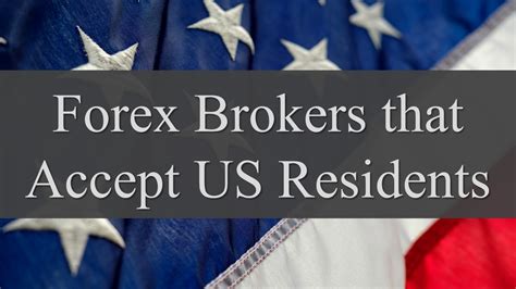Forex brokers that accept us residents. No international forex broker accepts US customers because of the tough US regulation and US based brokers are very expensive and ineffective since they have very little competition. On top of that, they don't even allow deposits and withdrawals via debit or credit cards. Unfortunately, there is nothing you can do as a US resident to trade with ... 