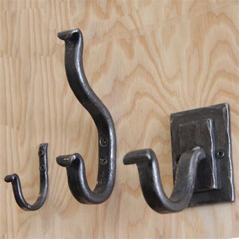 Forged Iron Coat Hooks - Etsy