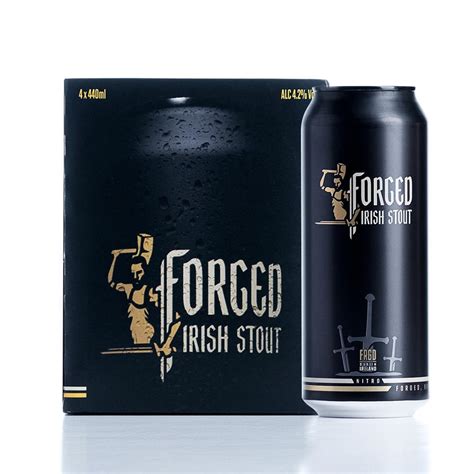 Forged irish stout. Forge a new beer experience with Forged Irish Stout, a stout with the unmistakable touch of Conor McGregor. Offered at Beerhunter, you can grab this exceptional brew in packs of 12 and 24. As FRGD say themselves “Not here to take part. Here to take over.”. Unleash your inner champion get your Forged Irish Stout today. 