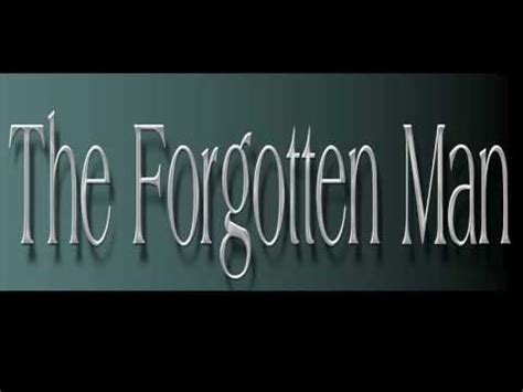 Forgotten Man Jimmy Radcliffe lyrics