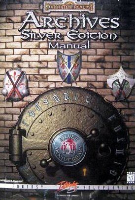 Forgotten realms archives silver edition manual advanced dungeons dragons. - Rm 503 ul manuale di riparazione rotax 503 ul dcdi.