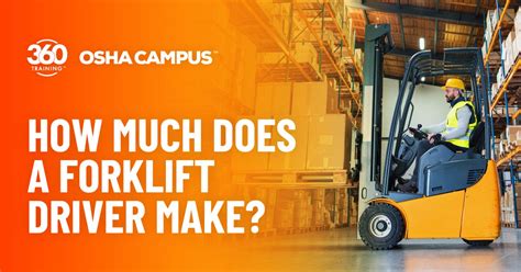 The average forklift driver salary in the United Sta