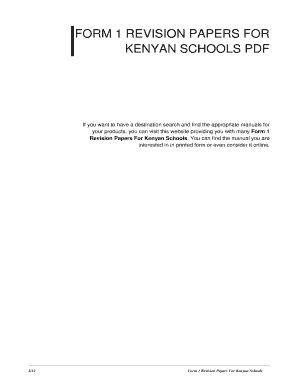 Form 1 revision papers for kenyan schools. - 101 creative problem solving techniques the handbook of new ideas for business.