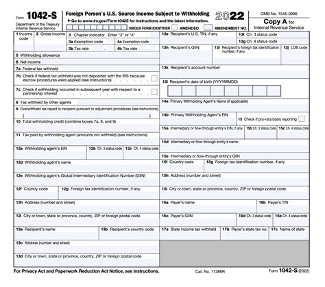 Form 1042-S - What