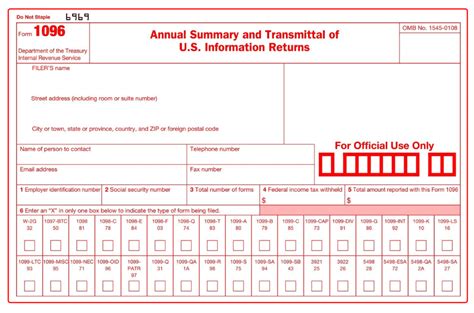 Form 1096