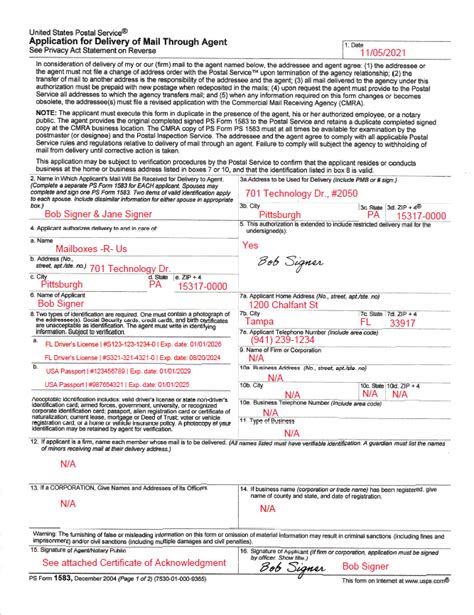 Form 1583 Example Printable Forms Free Online