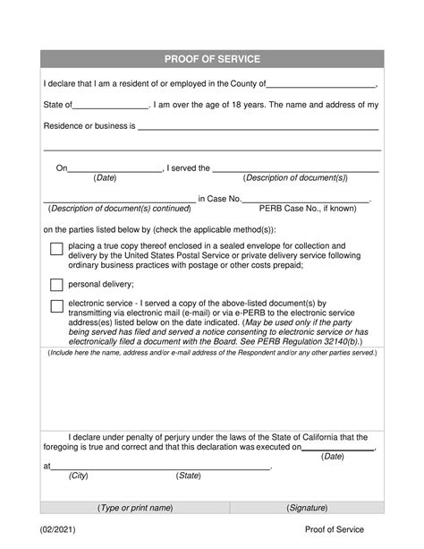 Form 1FP863 Download Fillable PDF or Fill Online Proof of Service