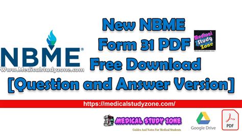 Form 31 nbme. NBME 30 BLOCK 1-4 (No Answers Version) - Free ebook download as PDF File (.pdf), Text File (.txt) or read book online for free. NBME 30 block 1-4 no answer version 