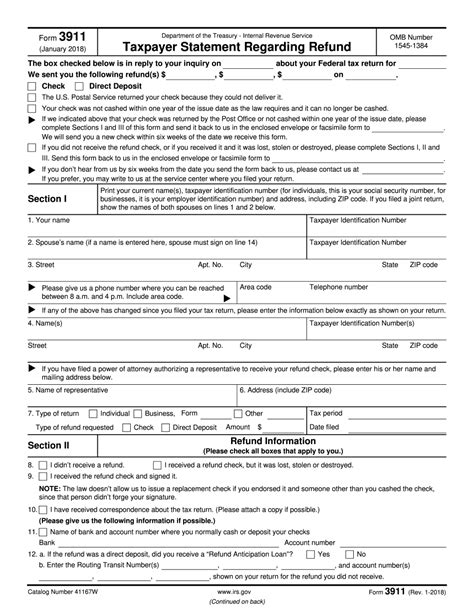 Form 3911 Create A Digital Sample in PDF