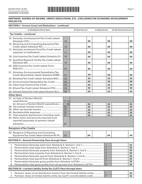 Form 42A765GP(K)
