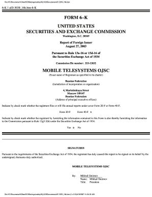 Form 6K TECHNOLOGIES For Oct 28