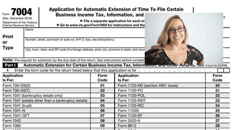 Form 7004 S Corporation Tax Extensions Bette Hochberger, CPA, CGMA