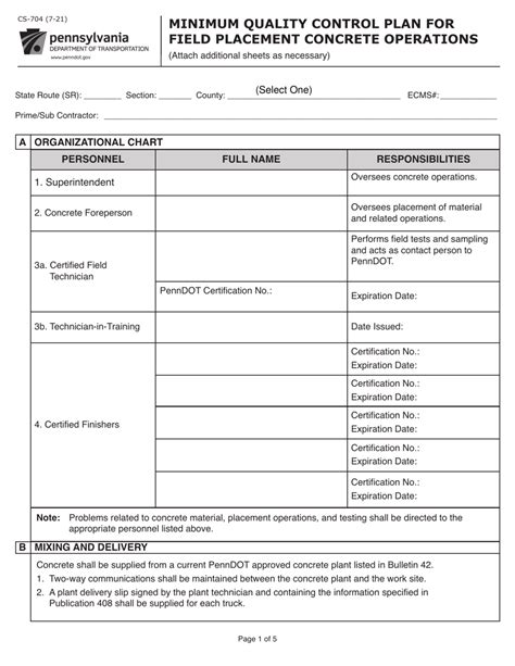 Form CS206 Download Fillable PDF or Fill Online Minimum Quality