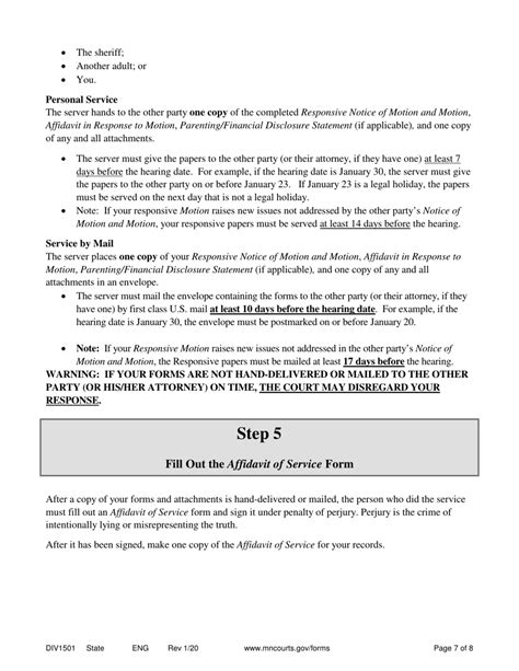 Form DIV1501 Download Printable PDF or Fill Online Response to Motion