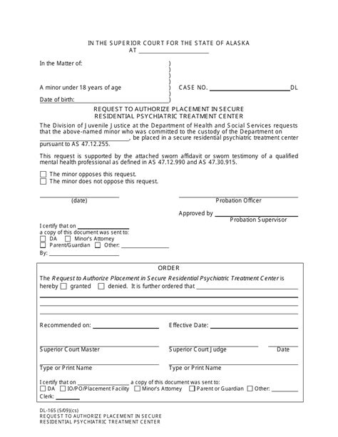 Form DL165 Download Fillable PDF or Fill Online Request to Authorize