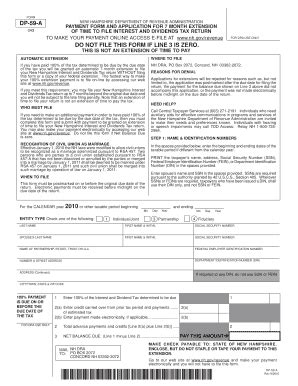 Form DP59A Download Fillable PDF or Fill Online Payment Form and
