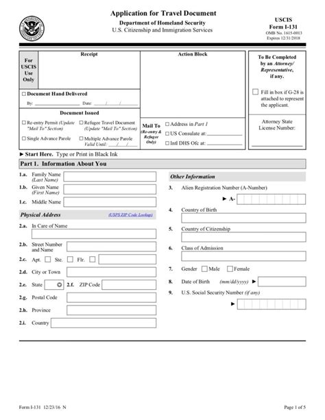 Form I131 Supporting Document Checklist SimpleCitizen