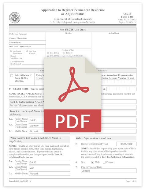 Form I485 Sample SimpleCitizen