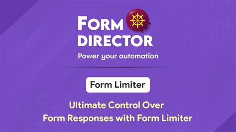 Form Limiter YouTube