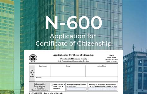 Form N-600, Application for Certificate of Citizenship …