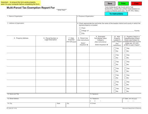 Form PC220A Download Fillable PDF or Fill Online MultiParcel Tax