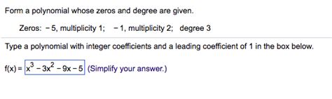 Find the degree of store the polynomial calculator