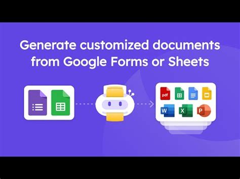 Form Publisher Turn your form submissions into personalized documents